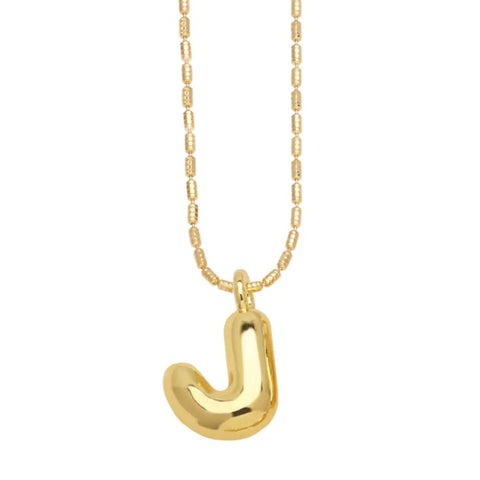 Gold - Plated 26 - Letter Pendant Necklace – Hip Hop Clavicle Chain - Wow Store