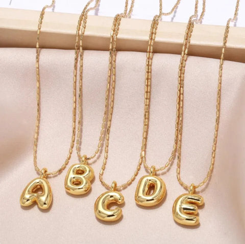 Gold - Plated 26 - Letter Pendant Necklace – Hip Hop Clavicle Chain - Wow Store