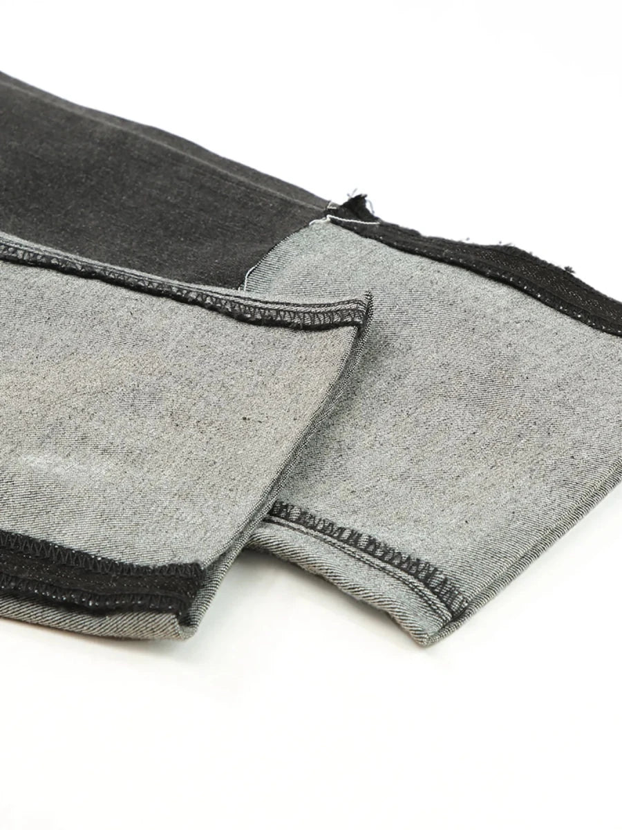 High Waist Distressed Straight Leg Jeans - Wow Store