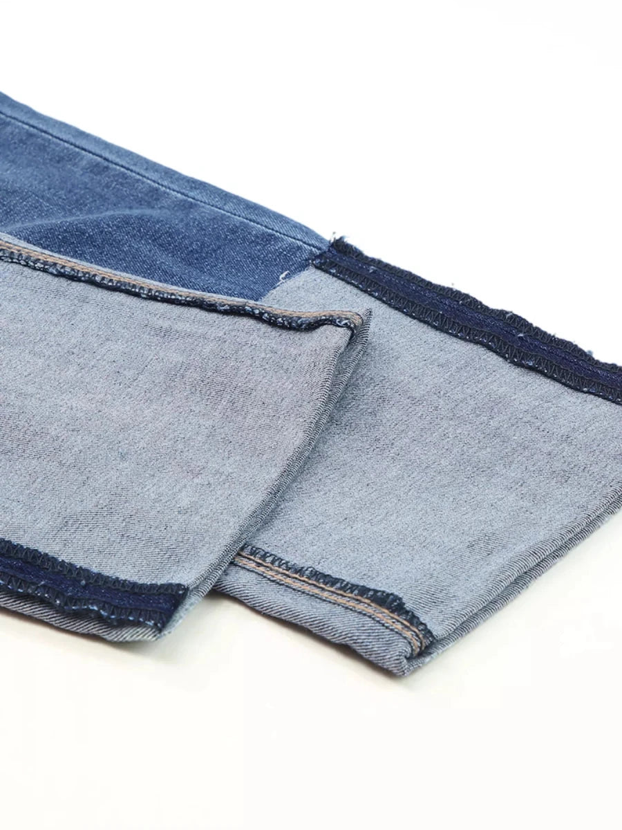 High Waist Distressed Straight Leg Jeans - Wow Store