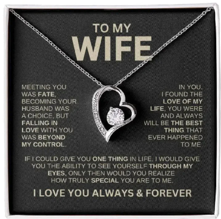 Hollow Heart Jeweled Love Necklace - Elegant Fashion Pendant | wowstore.live - Wow Store