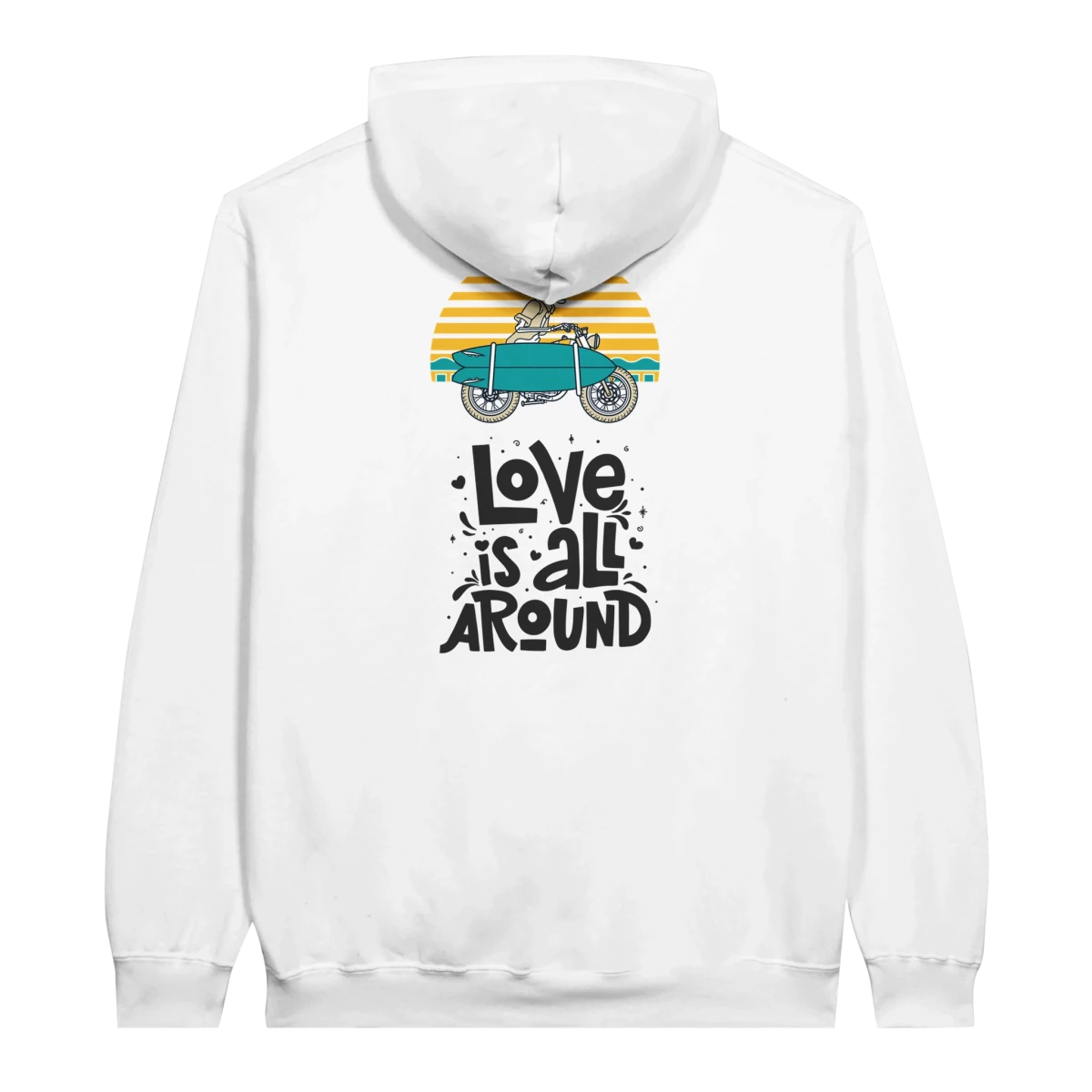 I Love Myself Wave Hoodie — Gildan 18500 | Spring 2026 - Wow Store