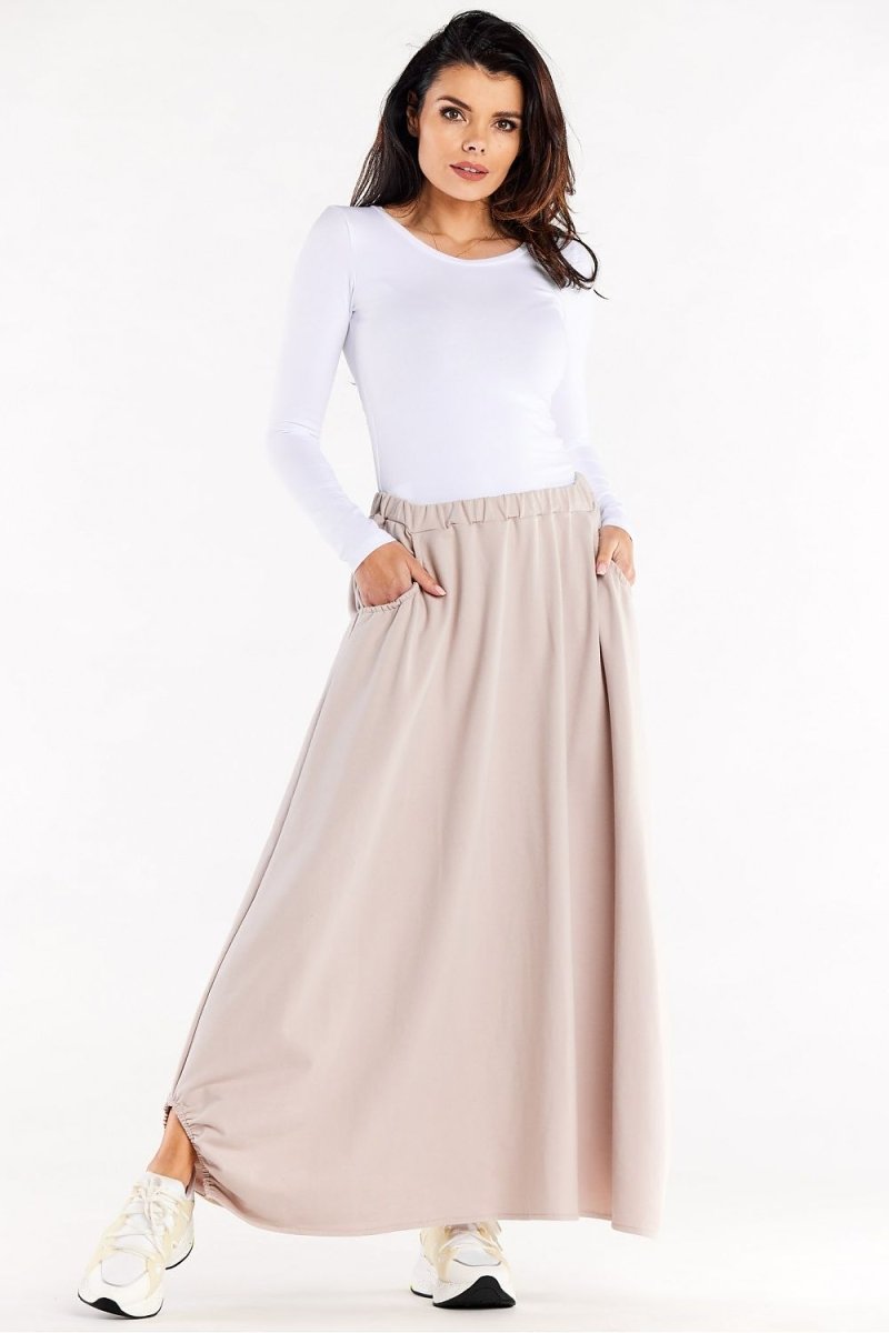 Infinite You Elegant Long Skirt Model 188064 - Versatile Maxi Skirt for Women | wowstore.live - Wow Store