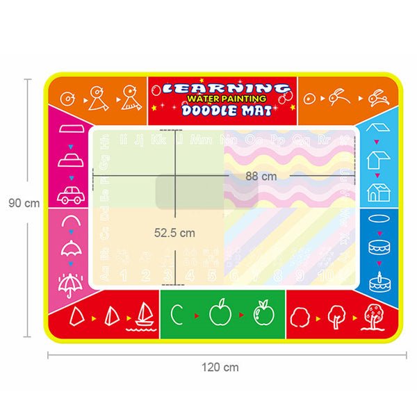 Interactive Erasable Water Color Learning Mat — view 2