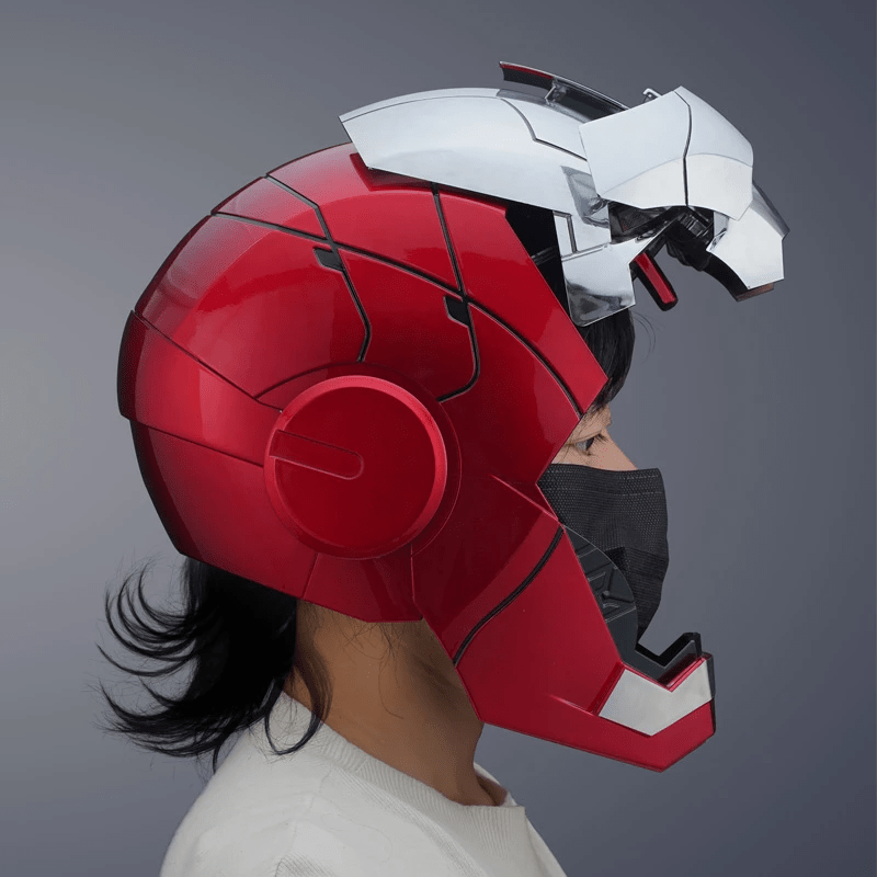Iron Man Helmet Remote & Voice Control Electric Iron Man Helmet - Wow Store