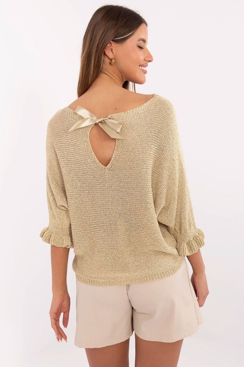 Italy Moda Knit Jumper Model 209402 - Chic Italian Style Knitwear | wowstore.live - Wow Store