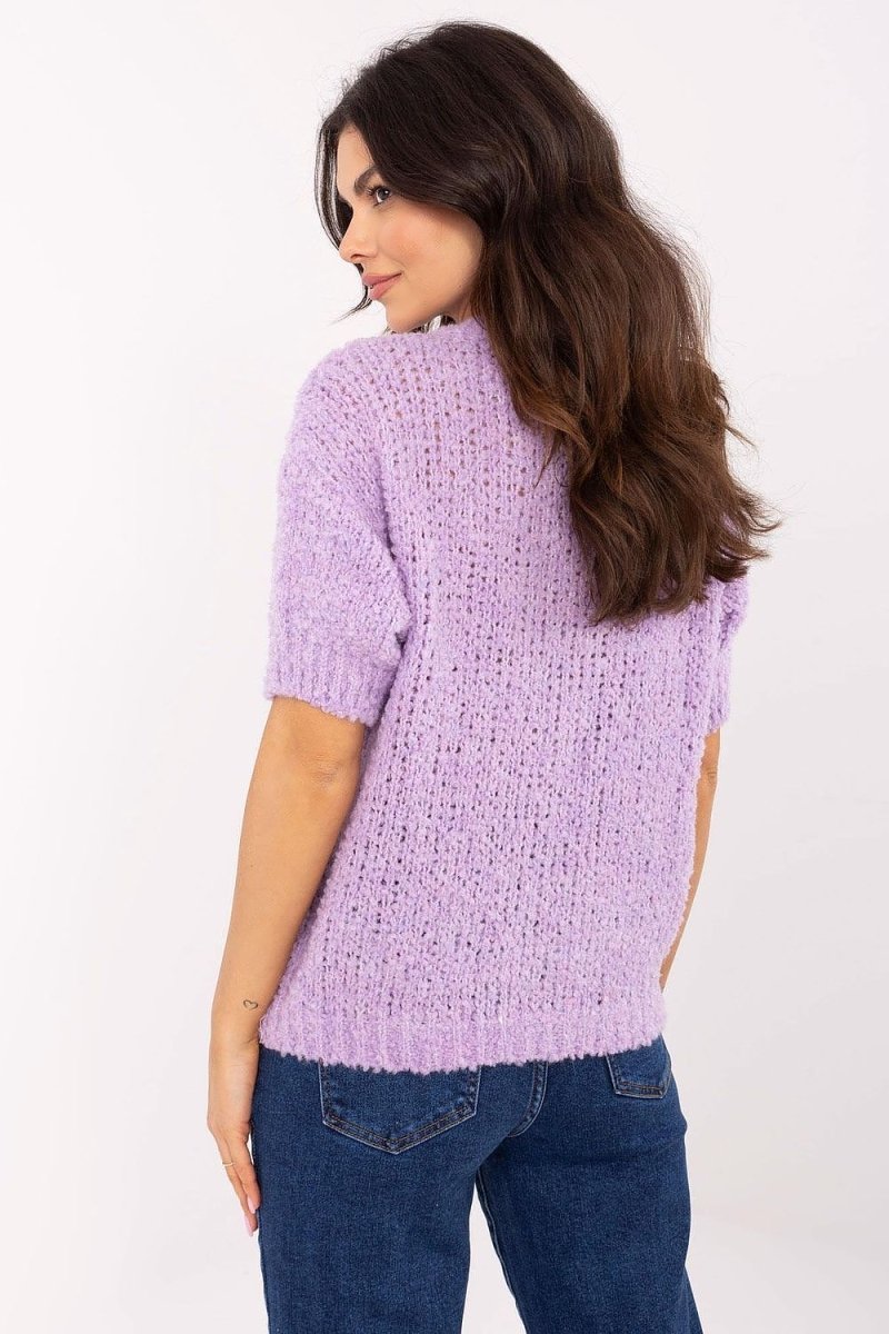Italy Moda Short Sleeve Sweater - Model 206942 | Chic Italian Knitwear | wowstore.live - Wow Store