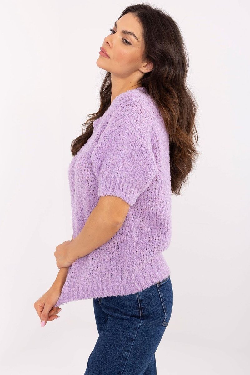 Italy Moda Short Sleeve Sweater - Model 206942 | Chic Italian Knitwear | wowstore.live - Wow Store