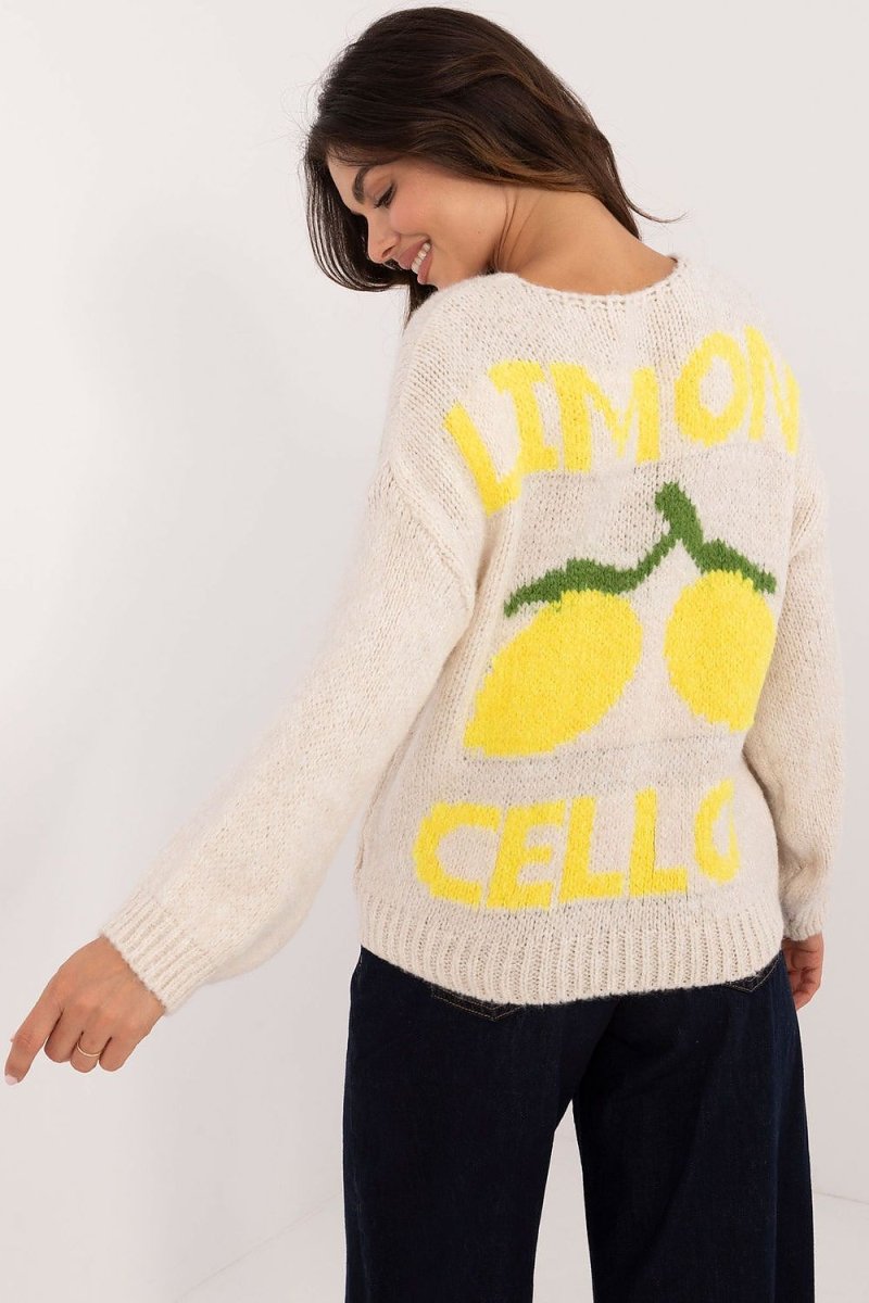 Italy Moda Women's Knit Cardigan Model 200478 - Stylish Open Front Layering Piece | wowstore.live - Wow Store