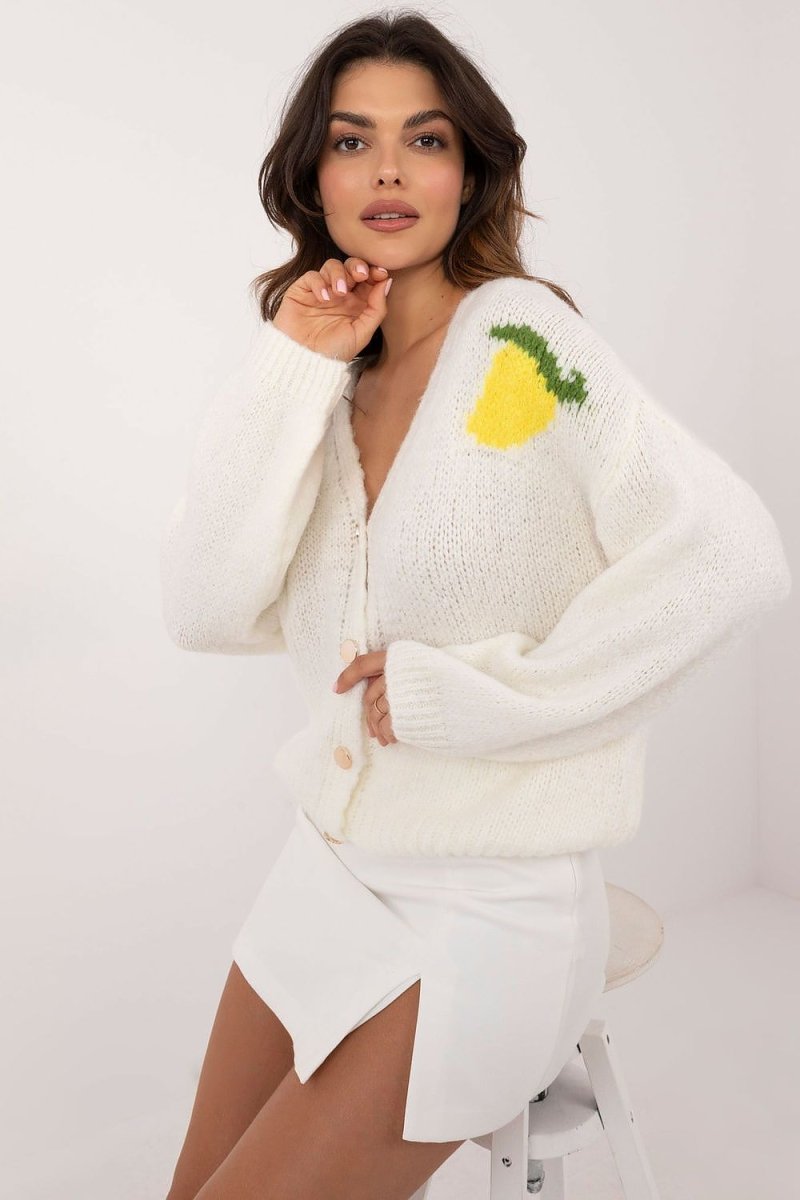 Italy Moda Women's Knit Cardigan Model 200478 - Stylish Open Front Layering Piece | wowstore.live - Wow Store
