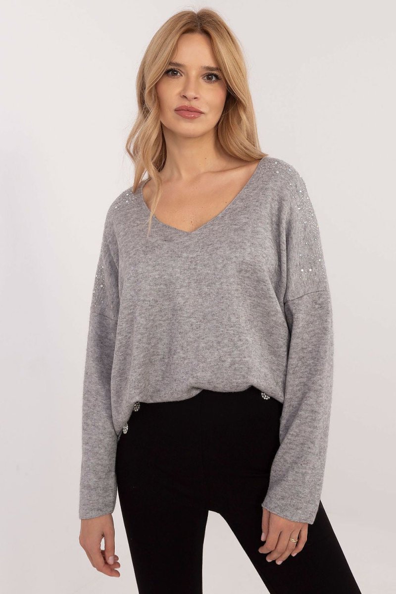 Italy Moda Women's Knitted Jumper Model 202741 - Elegant Casual Sweater | wowstore.live - Wow Store