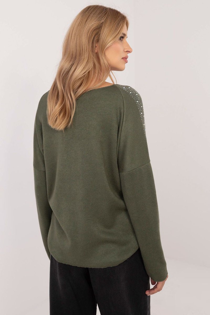 Italy Moda Women's Knitted Jumper Model 202741 - Elegant Casual Sweater | wowstore.live - Wow Store