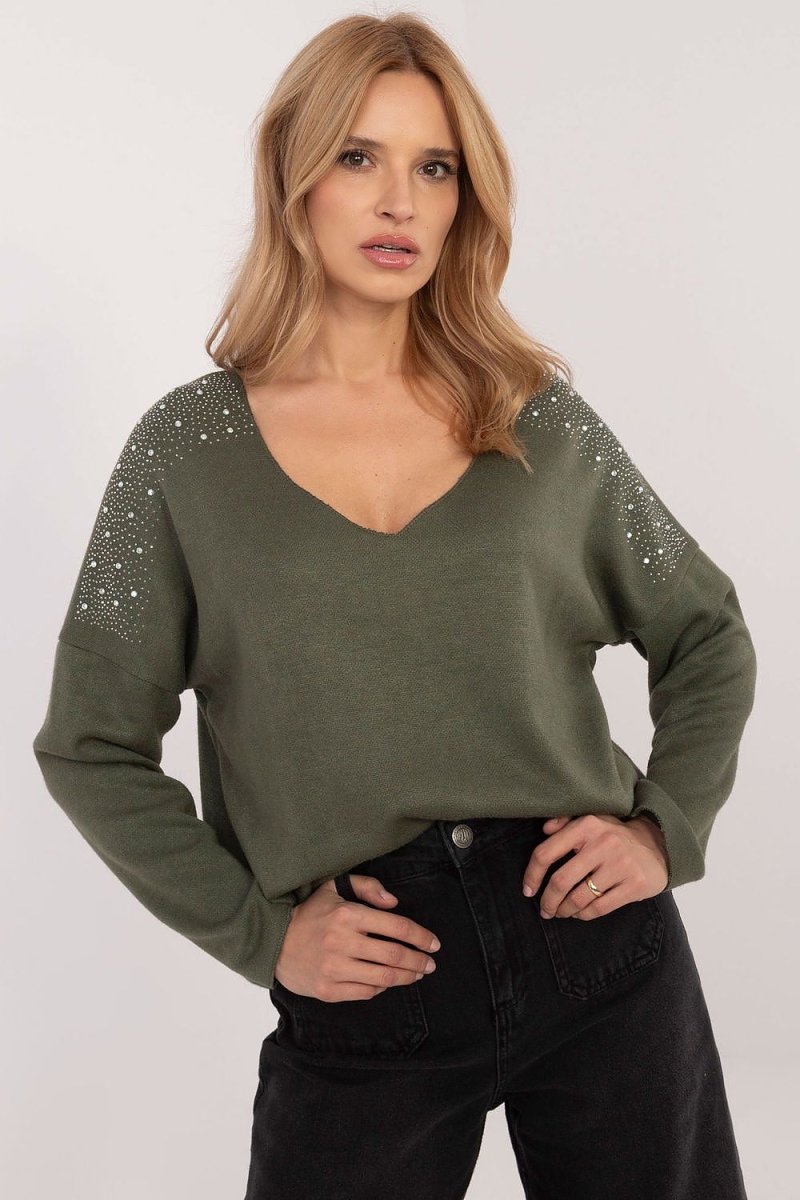 Italy Moda Women's Knitted Jumper Model 202741 - Elegant Casual Sweater | wowstore.live - Wow Store