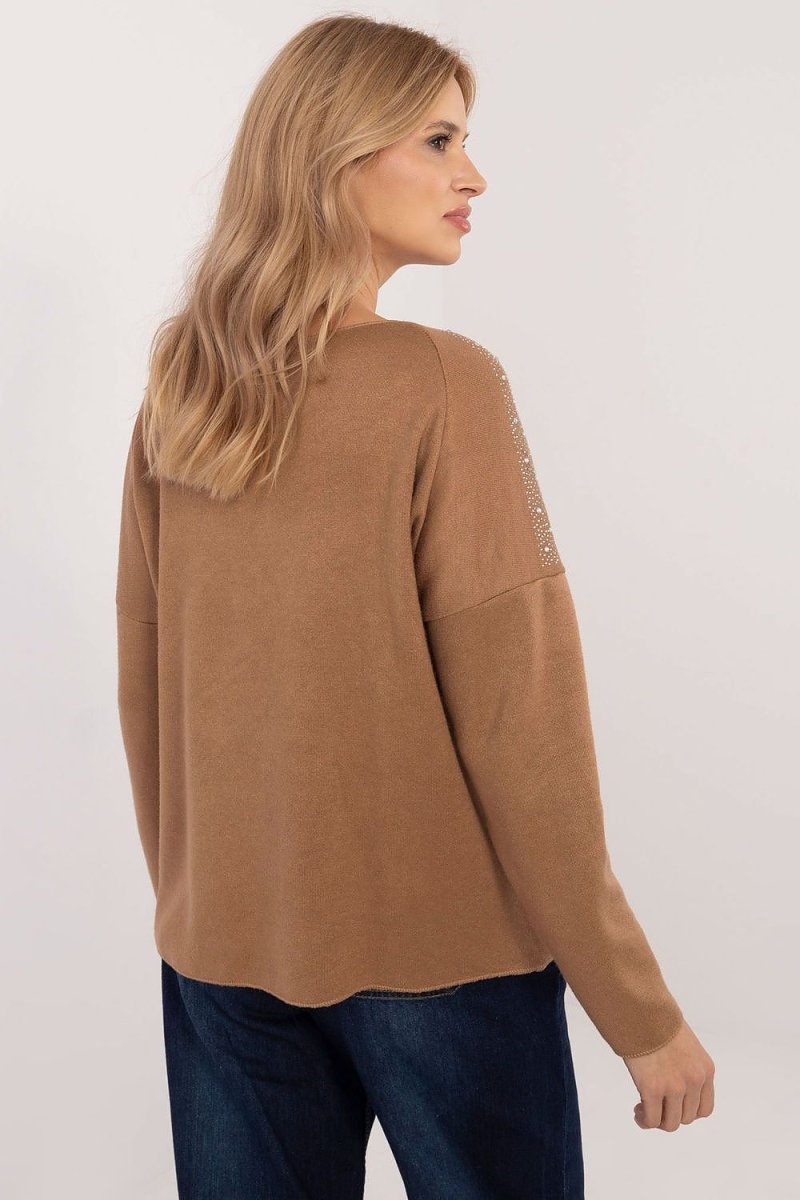 Italy Moda Women's Knitted Jumper Model 202741 - Elegant Casual Sweater | wowstore.live - Wow Store