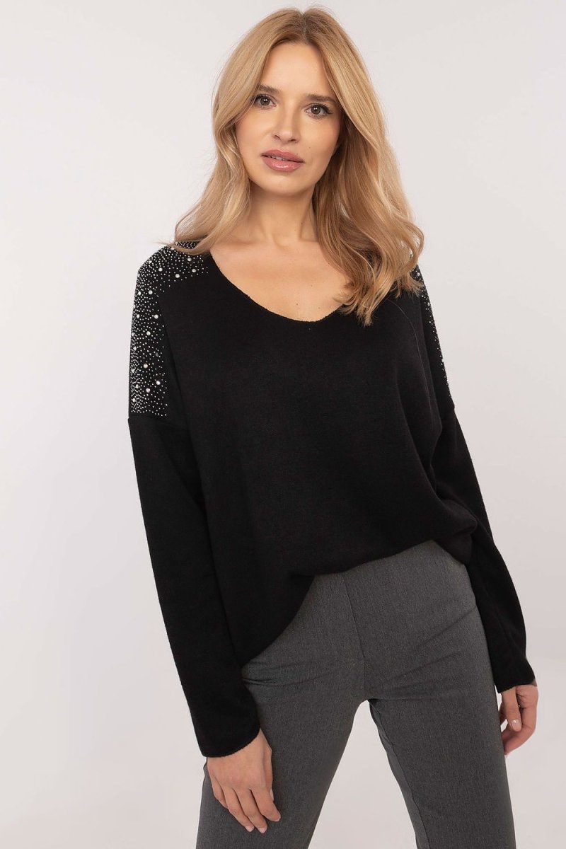 Italy Moda Women's Knitted Jumper Model 202741 - Elegant Casual Sweater | wowstore.live - Wow Store