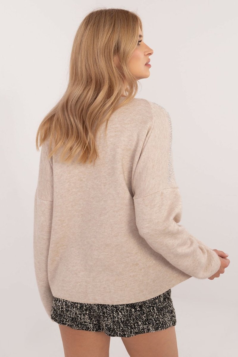 Italy Moda Women's Knitted Jumper Model 202741 - Elegant Casual Sweater | wowstore.live - Wow Store