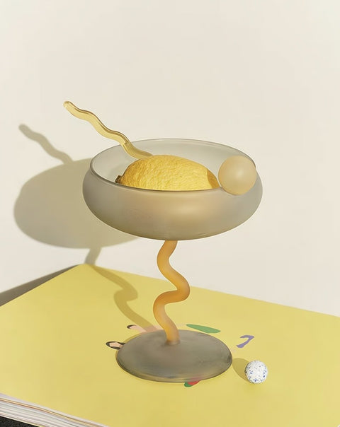 Jelly Bean Wine Glass - Whimsical Eclectic Dopamine Cocktail Coupe - Wow Store