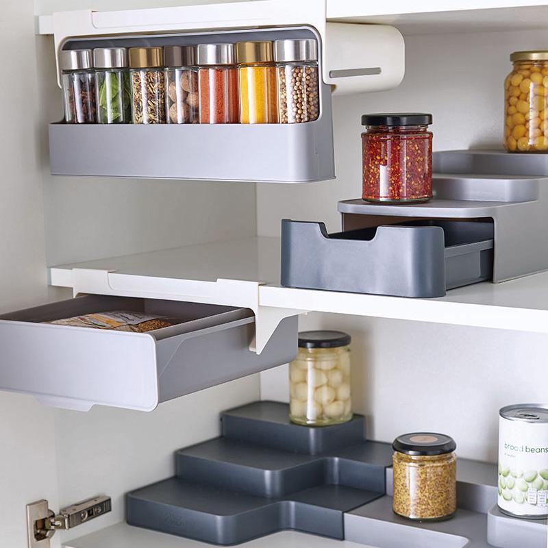 Kitchen Self - Adhesive Wall - Mounted Spice Organizer - Wow Store