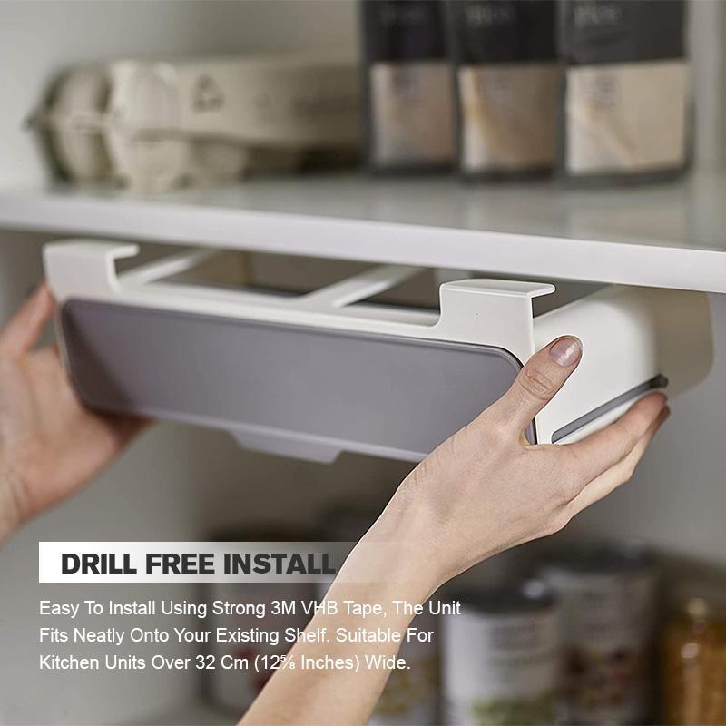 Kitchen Self - Adhesive Wall - Mounted Spice Organizer - Wow Store