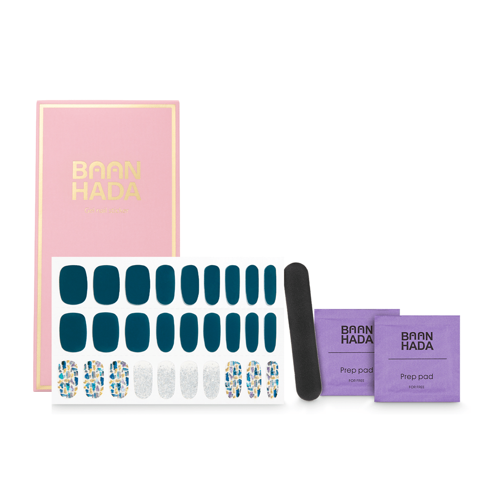 Korean Gel Nail Strips Nail decals All - In - One Kits - Wow Store
