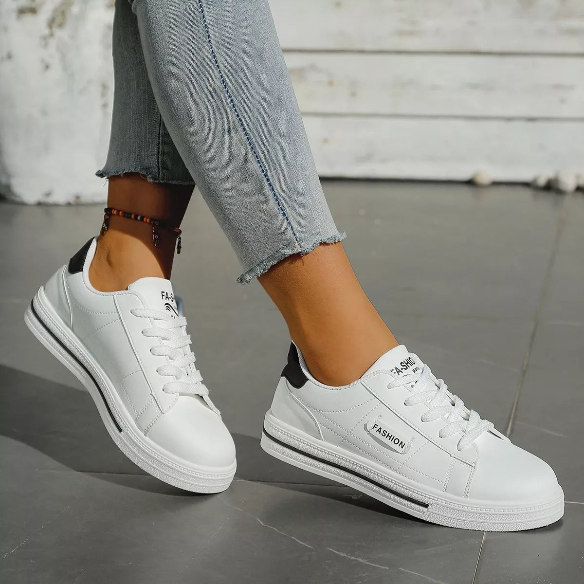 Lace Up Casual Sneakers - Wow Store
