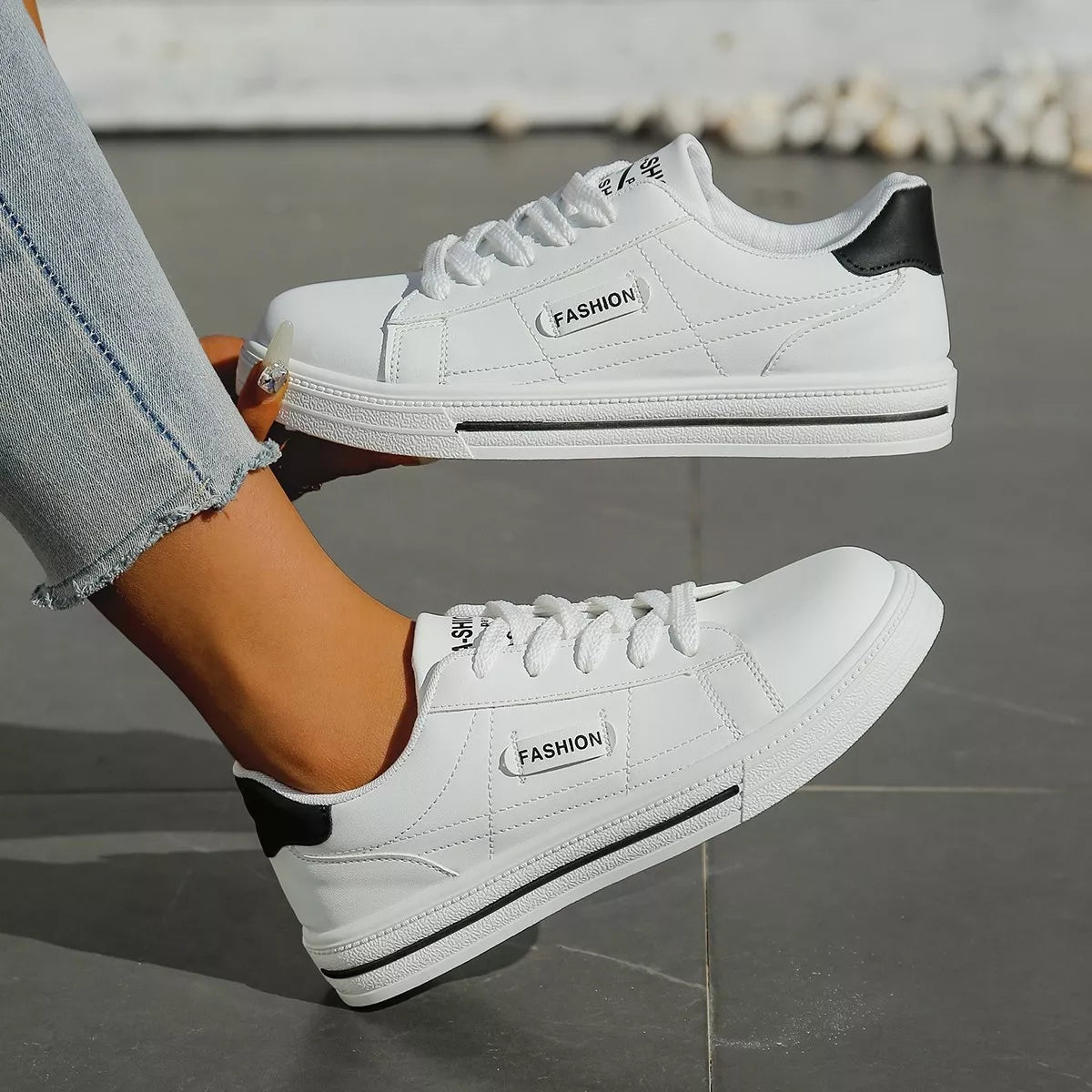 Lace Up Casual Sneakers - Wow Store