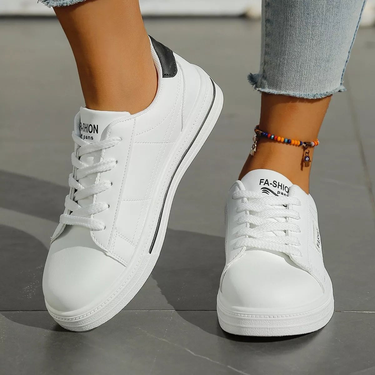 Lace Up Casual Sneakers - Wow Store