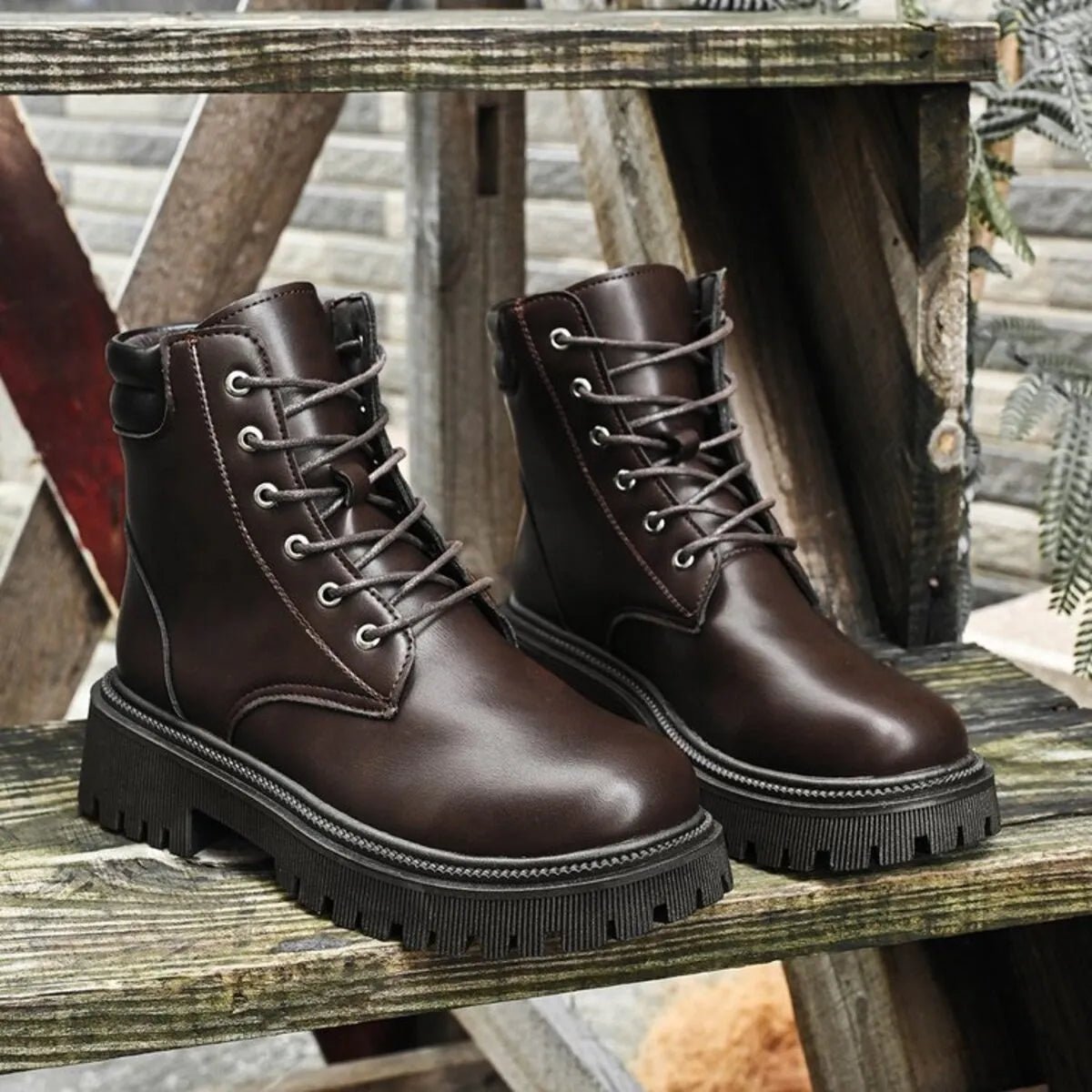 Lace Up Platform Boots - Wow Store