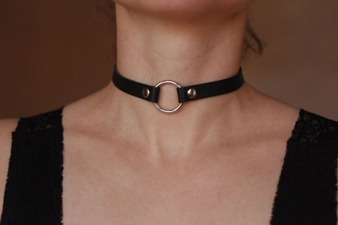 Leather Tie Choker - Wow Store