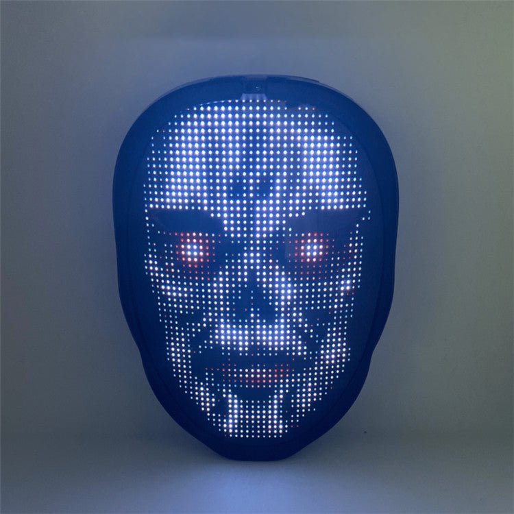 LED Glow Face Mask - Color - Changing Fashion Accessory for Night Out - Wow Store