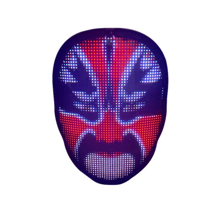 LED Glow Face Mask - Color - Changing Fashion Accessory for Night Out - Wow Store