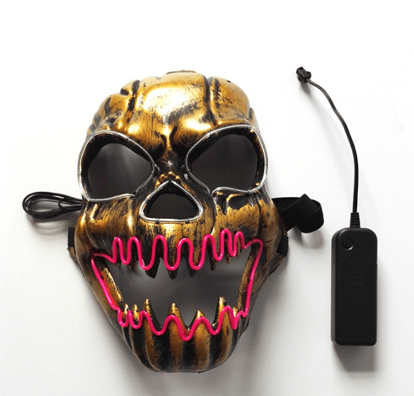 LED Light - Up Mask - Glow in the Dark (LED Mask) - Wow Store