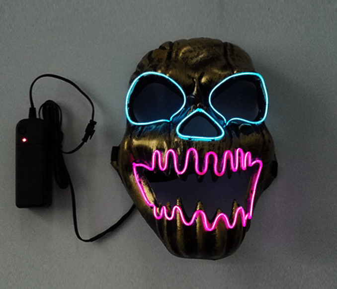 LED Light - Up Mask - Glow in the Dark (LED Mask) - Wow Store