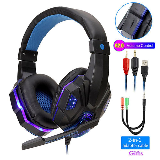 Led Light Wired Gamer Headset - Wow Store