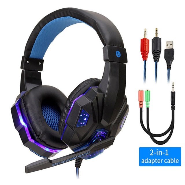 Led Light Wired Gamer Headset - Wow Store
