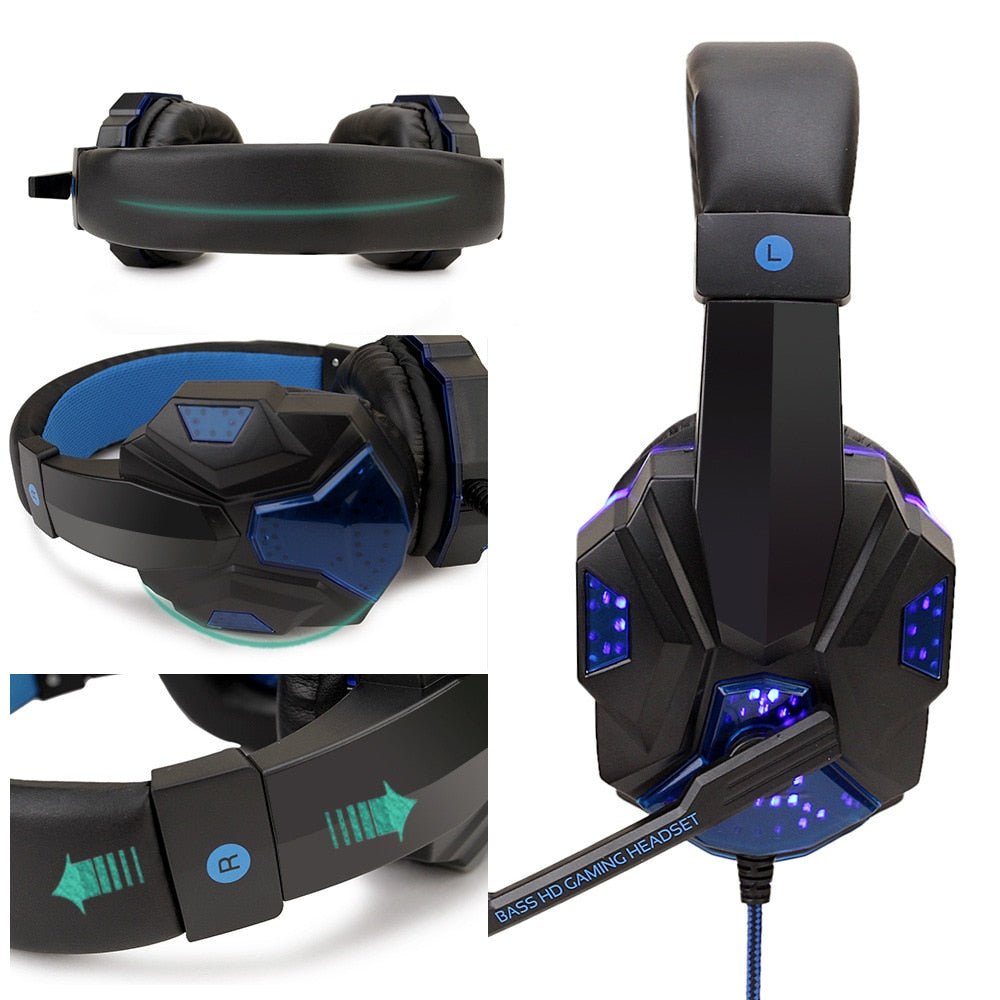 Led Light Wired Gamer Headset - Wow Store