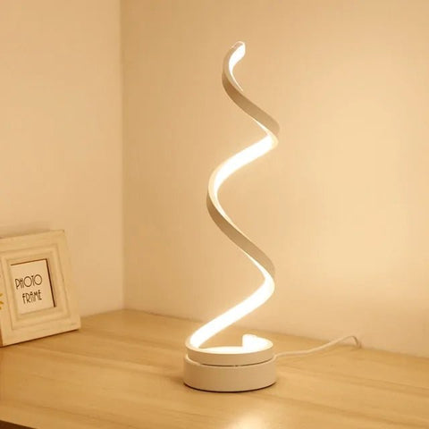 LED Spiral Curved Desk Lamp - Wow Store