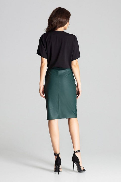 Lenitif Model 139340 Elegant Tailored Skirt | Chic Office & Casual Wear | wowstore.live - Wow Store