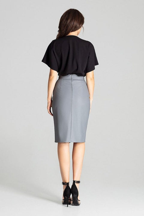 Lenitif Model 139340 Elegant Tailored Skirt | Chic Office & Casual Wear | wowstore.live - Wow Store