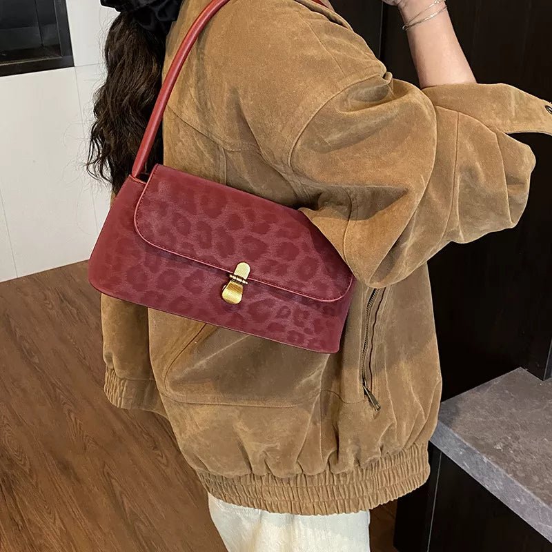 Leopard Print Shoulder Bag - Wow Store