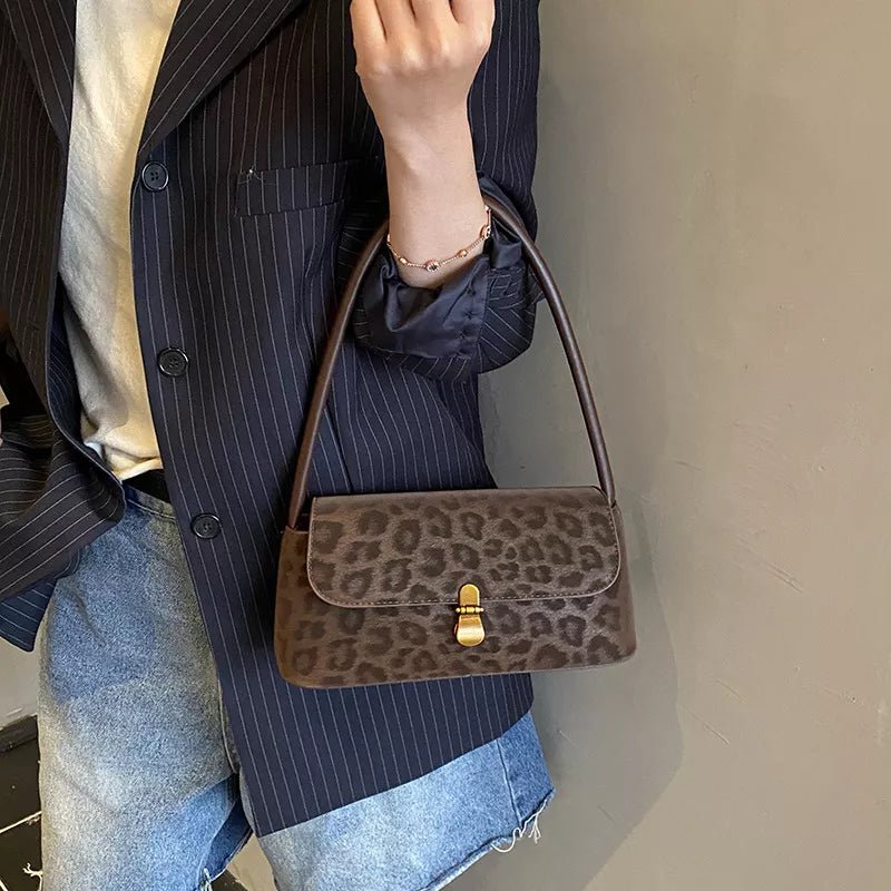 Leopard Print Shoulder Bag - Wow Store