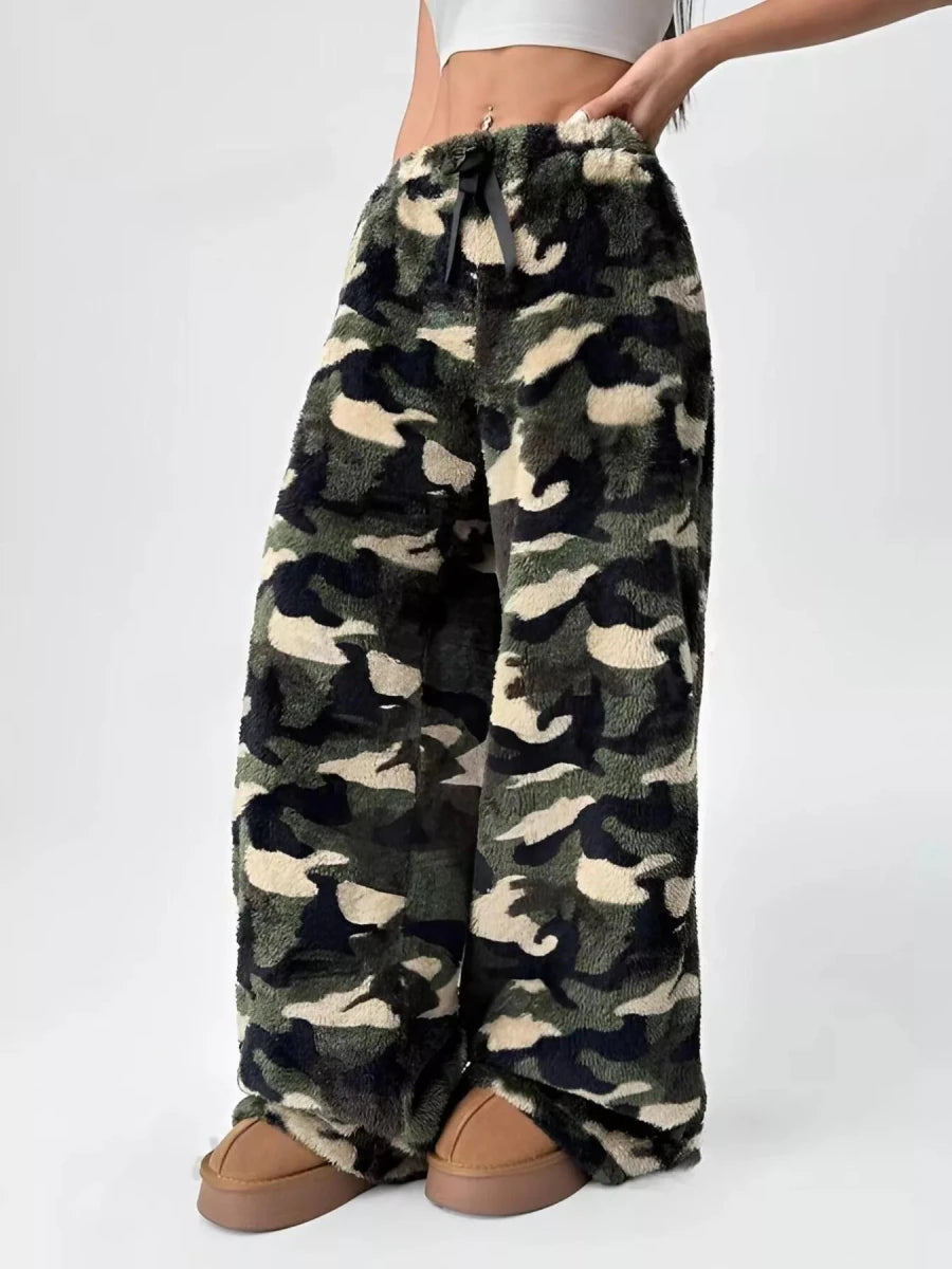 Leopard Wide Leg Pants - Wow Store
