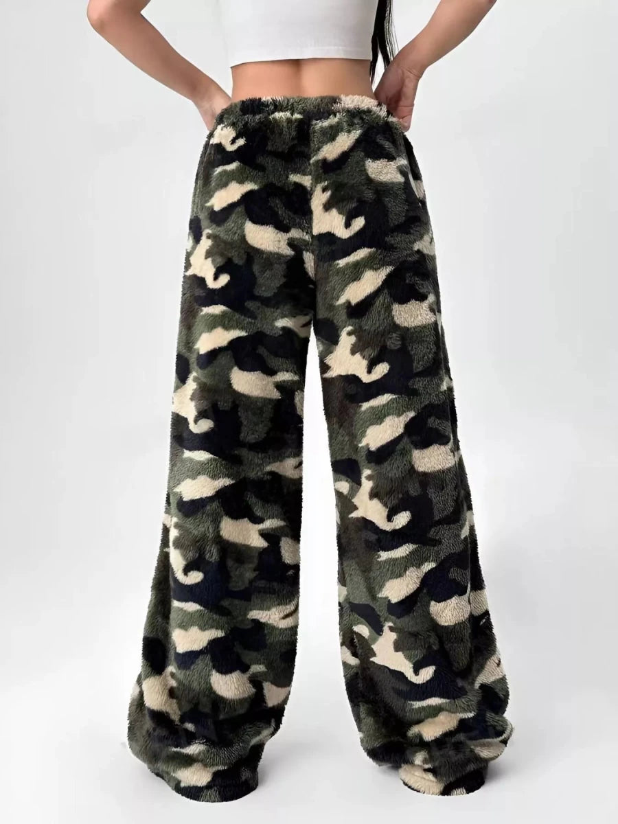 Leopard Wide Leg Pants - Wow Store