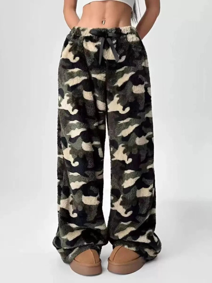 Leopard Wide Leg Pants - Wow Store