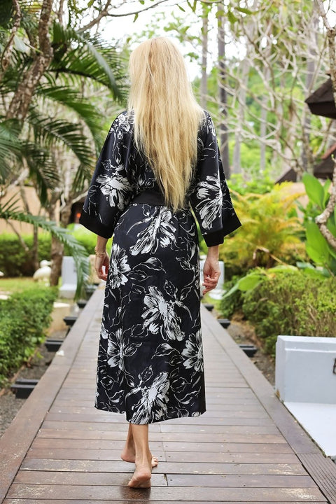 Long bathrobe model 209072 Kalimo - Wow Store