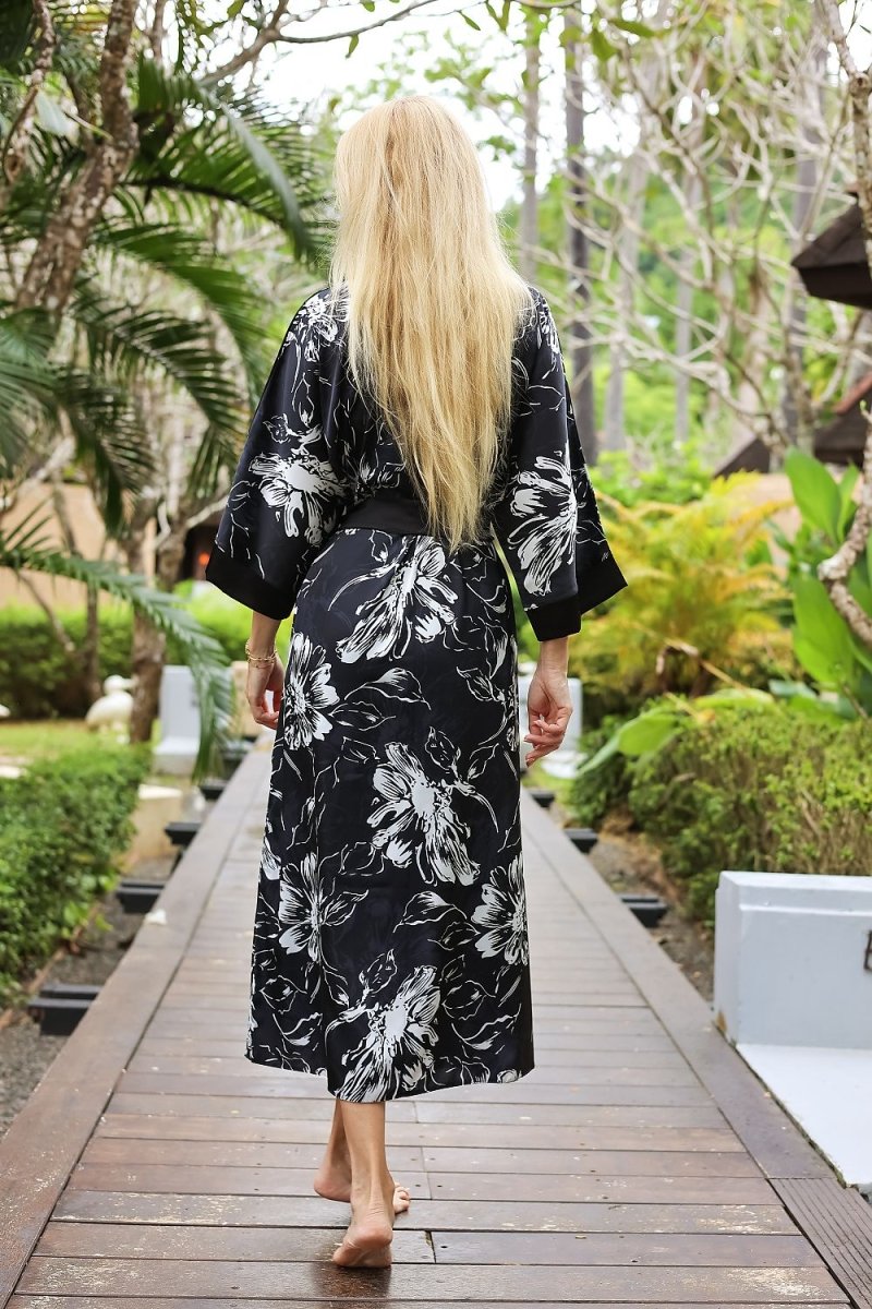 Long bathrobe model 209072 Kalimo - Wow Store