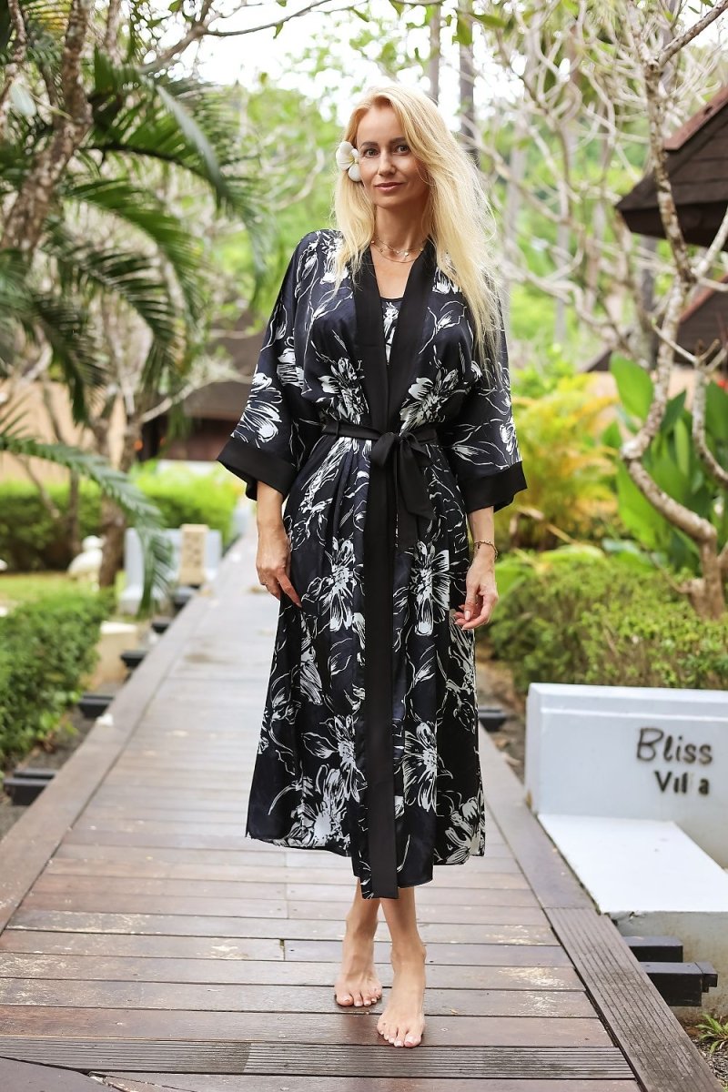 Long bathrobe model 209072 Kalimo - Wow Store