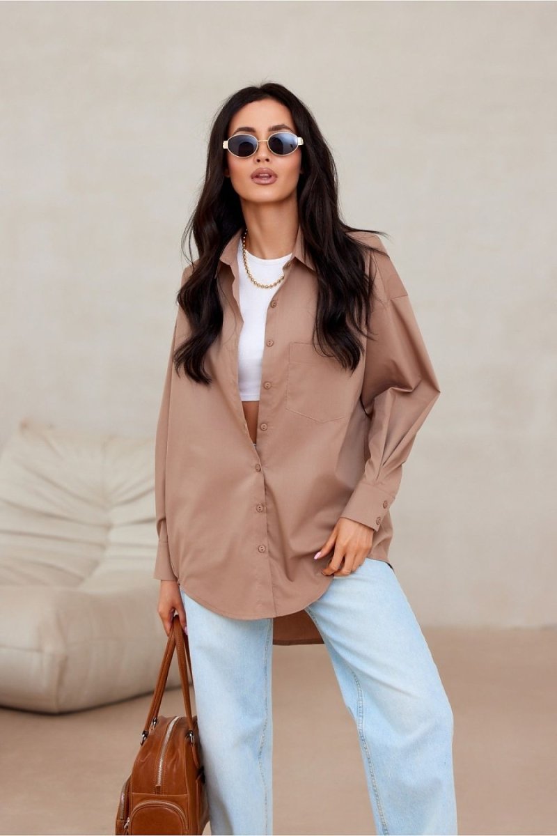 Long Sleeve Shirt Model 207003 - Elegant Women's Blouse | Roco Fashion | wowstore.live - Wow Store