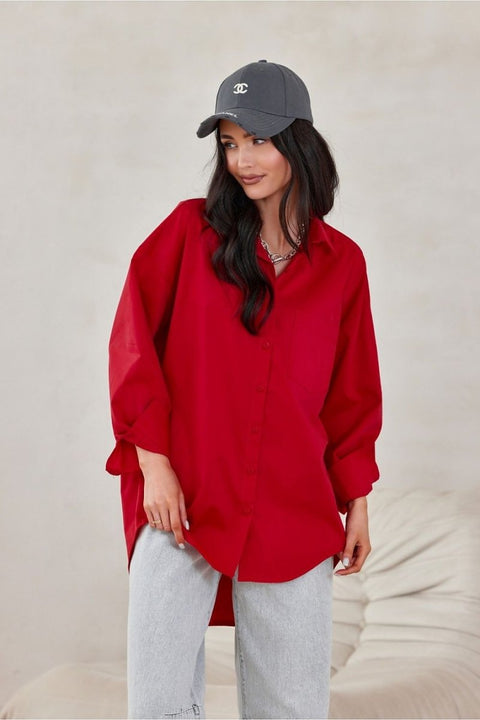 Long Sleeve Shirt Model 207003 - Elegant Women's Blouse | Roco Fashion | wowstore.live - Wow Store