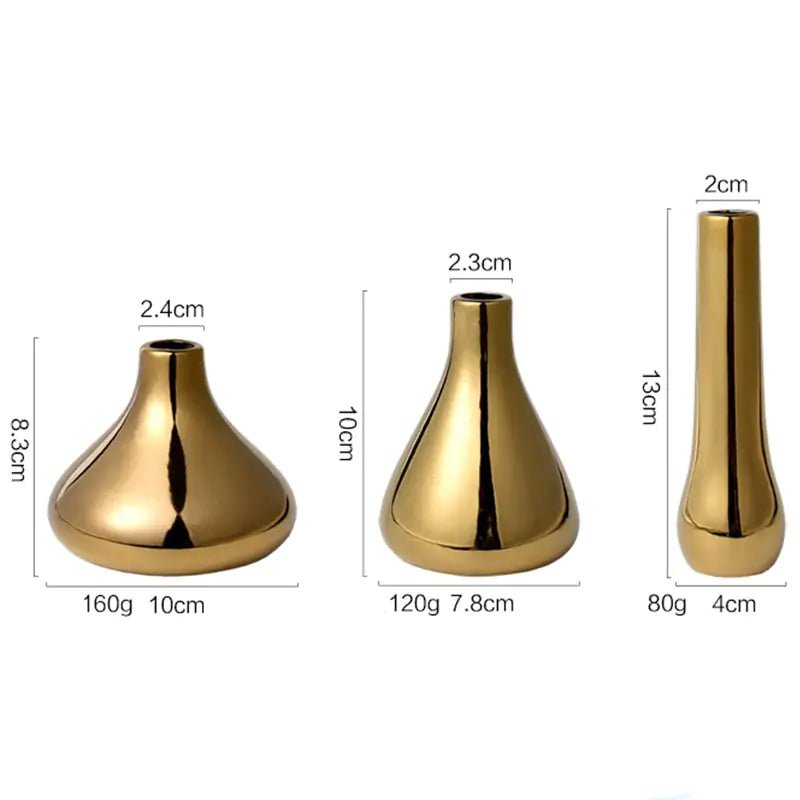 Luxury Plated Gold Vase - Wow Store